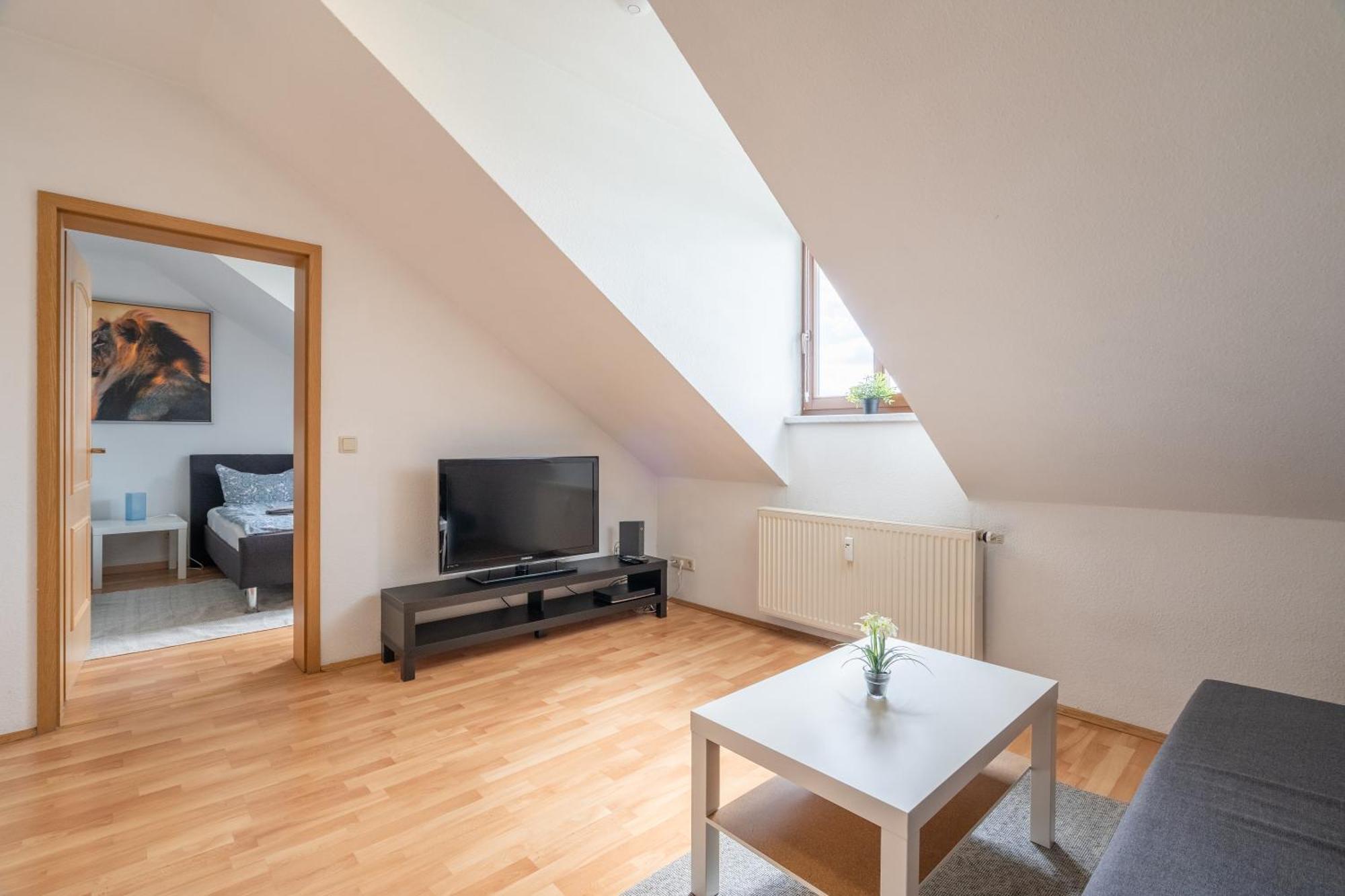 Gemuetliche Dachgeschosswohnung -Waldstrassenviertel Лейпциг Экстерьер фото