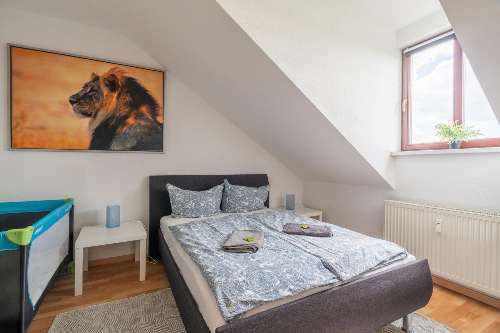 Gemuetliche Dachgeschosswohnung -Waldstrassenviertel Лейпциг Экстерьер фото